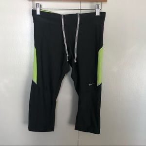 Nike Running Dri-Fit Workout Capri Dark Grey
